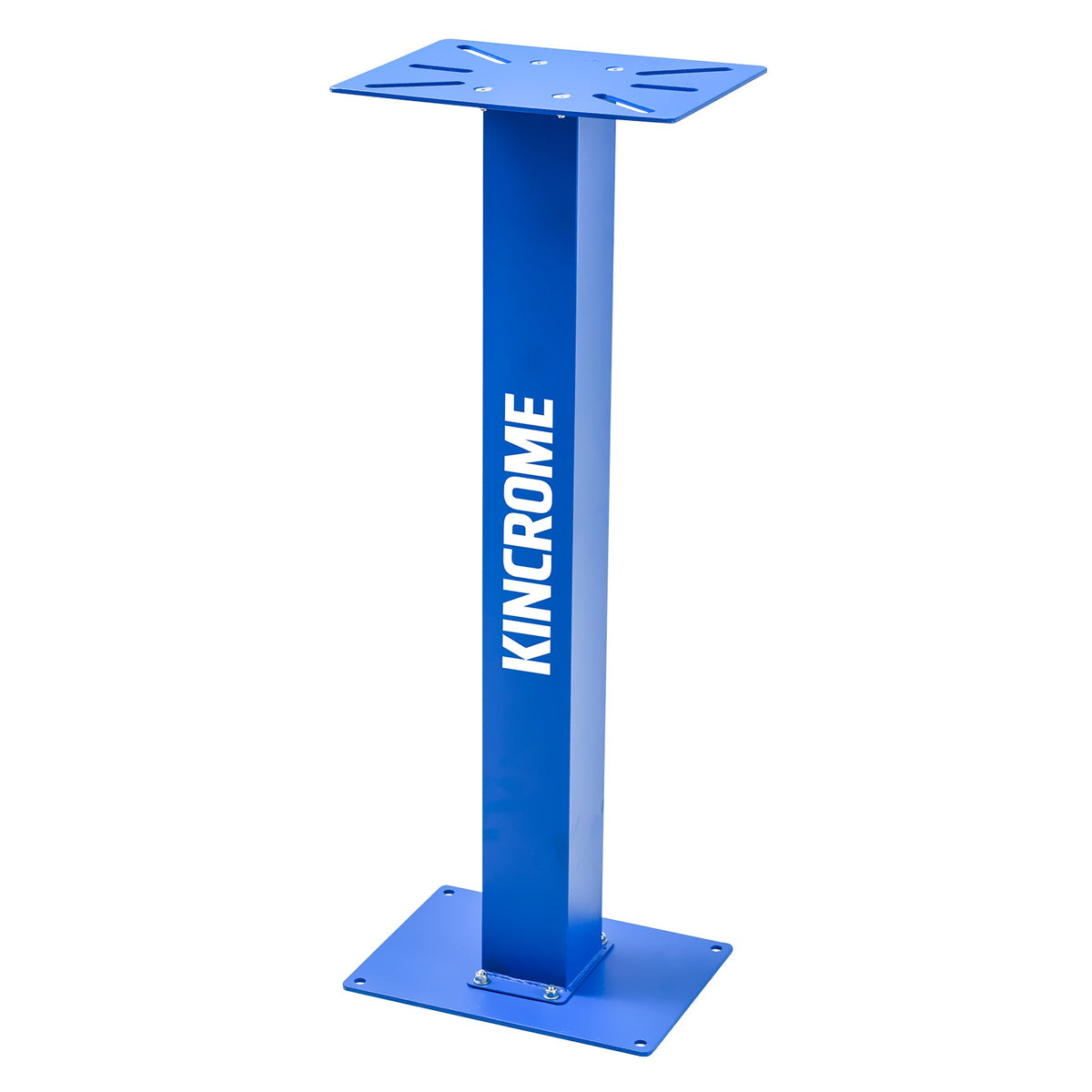 This is an image of a blue Kincrome welding pedestal stand, displayed by Kennedys Welding Supplies in Derwent Park, TAS offering tool shop and welding specialist services