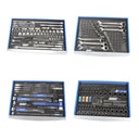 This is an image of Kincrome tool sets with sockets, wrenches, and hammers by Kennedys Welding Supplies in Derwent Park TAS, Tool Shop