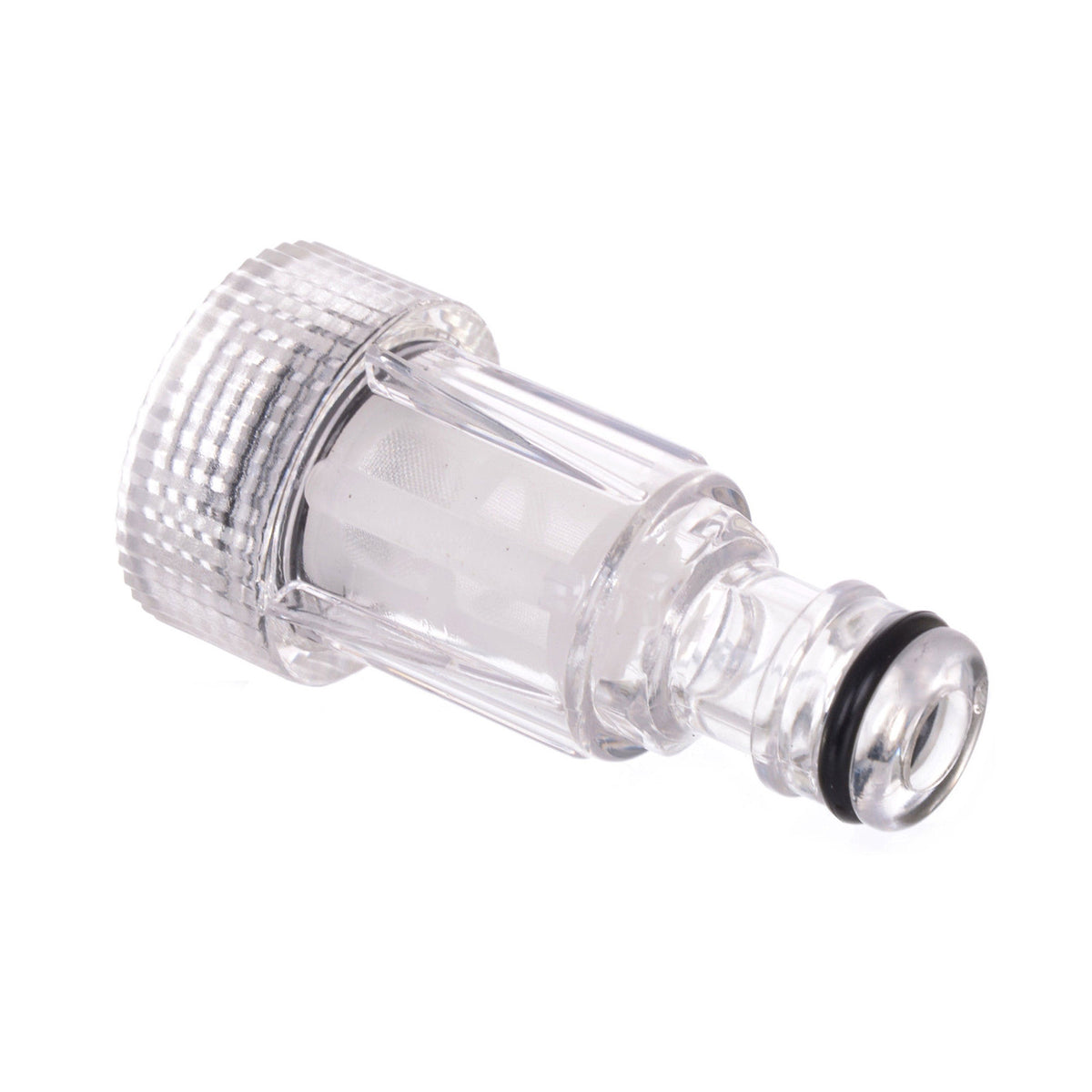 This is an image of a clear plastic welding tool part with a textured cap and O-ring, from Kennedys Welding Supplies in Derwent Park, TAS offering tool shop and welding specialist services