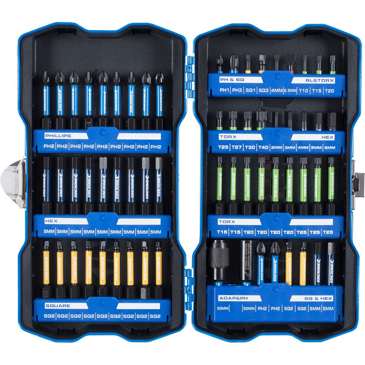 This is an image of a Kincrome branded precision screwdriver bit set case from Kennedys Welding Supplies, Derwent Park TAS, offering Tool Shop and Welding Specialists services.
