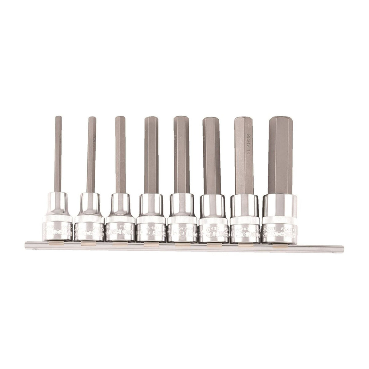 KINCROME 8 PCE BIT SOCKET HEX