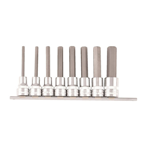 KINCROME 8 PCE BIT SOCKET HEX