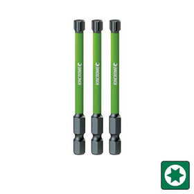 3 PCE T30 1/4'' HEX SET
