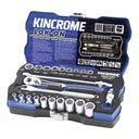 This is an image of Kincrome Lok-On socket set in sturdy case, sold by Kennedys Welding Supplies in Derwent Park TAS