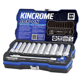 KINCROME LOKON 3/8 DEEP 13PCE METRIC