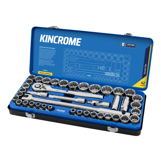 KINCROME 42 PCE 1/2 DR SOCKET SET