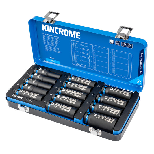 KINCROME 1/2DR IMPACT DEEP SOCKET SET