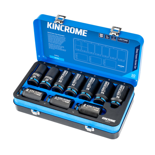 KINCROME IMPACT DEEP SOCKET SET 3/4DR 10