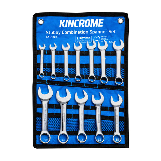 KINCROME STUBBY 12PCE SPANNER SET