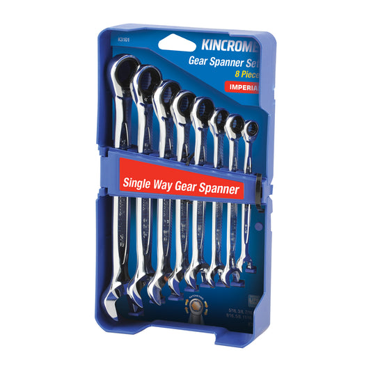 KINCROME 8PCE S/WAY GEAR SPANNER-IMP