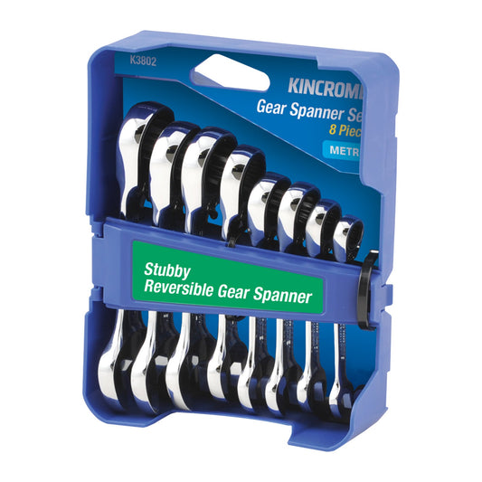 KINCROME 8PCE REVERSE STUBBY G/SPAN MET