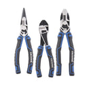 This is an image of Kincrome pliers set with blue black grips, offered by Kennedys Welding Supplies, Derwent Park TAS, tool shop and welding specialists