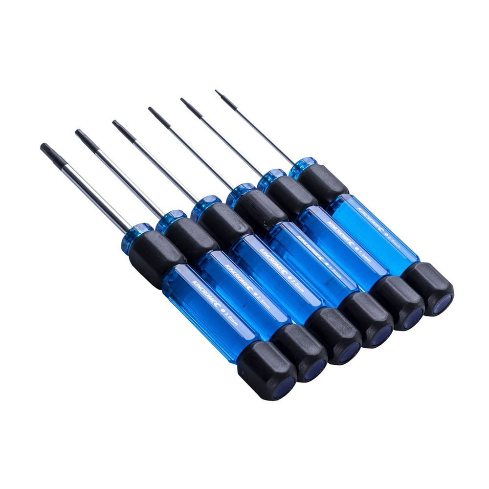 KINCROME 6 PCE PRECISION HEX S/DRIVER SET