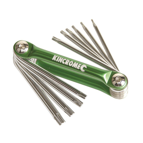 10 PIECE KEY WRENCH FOLD TORX® SET