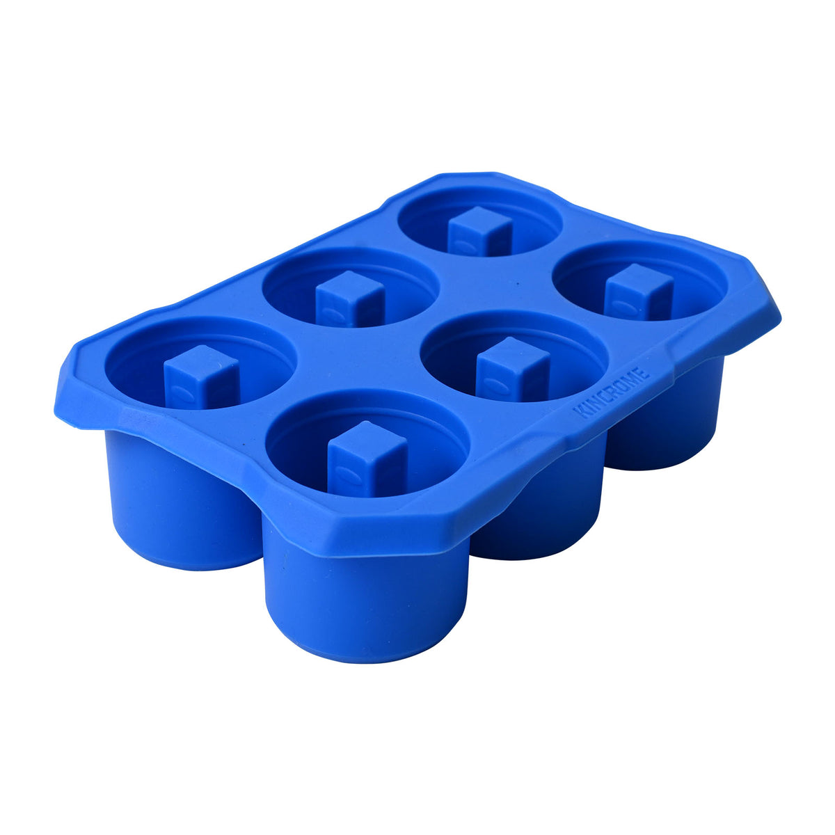 This is an image of a blue Kincrome silicone ice cube tray, offered by Kennedys Welding Supplies tool shop in Derwent Park TAS