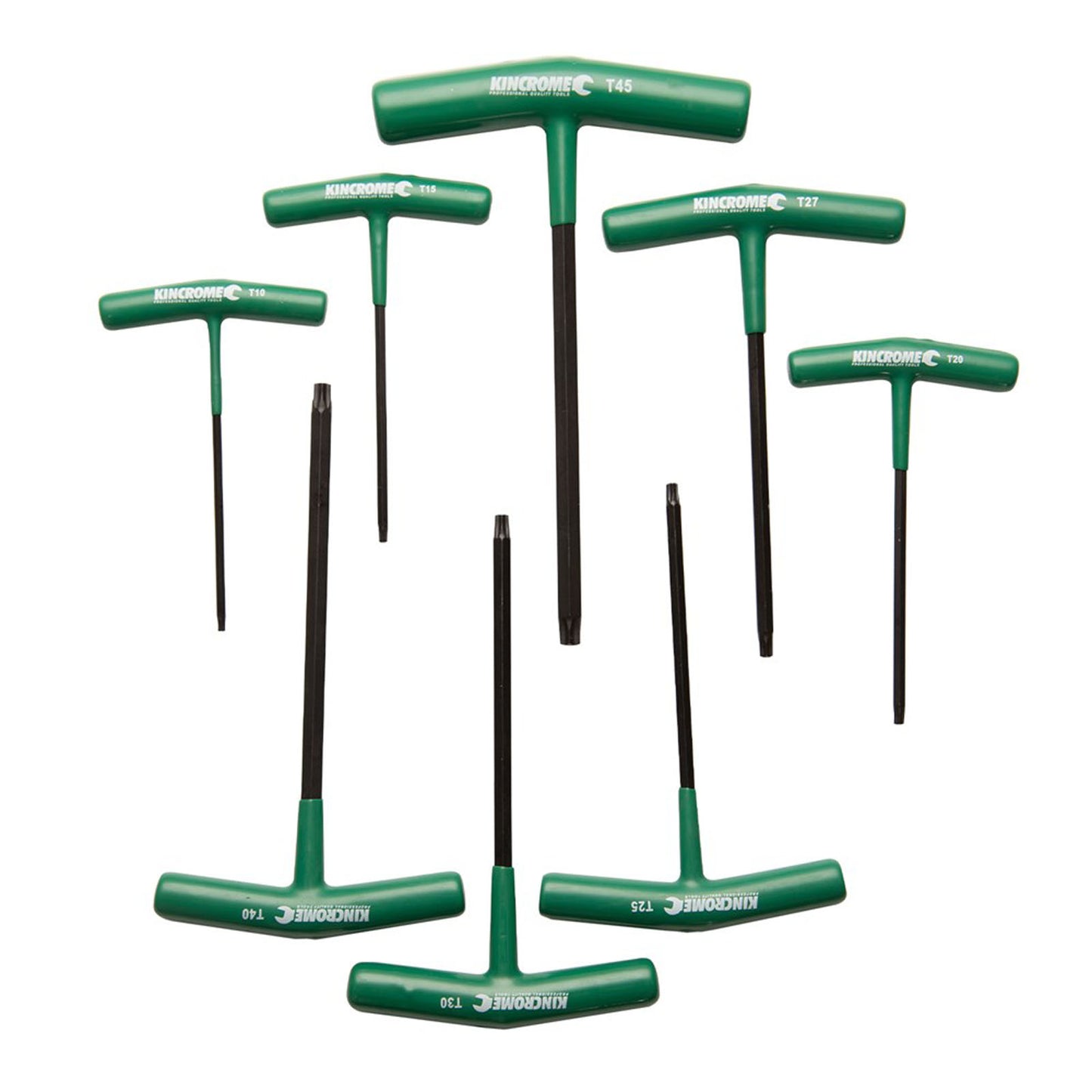 KINCROME 8PCE T-HANDLE HEX KEY SET TORX