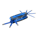 This is an image of a blue Kincrome multi-tool hex key set available at Kennedys Welding Supplies in Derwent Park TAS, tool shop and welding specialists