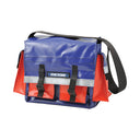 This is an image of a blue and red Kincrome tool bag with black straps, offered by Kennedys Welding Supplies in Derwent Park TAS, specializing in tool shop, laser cutting, power tool repairs, and welding specialists.