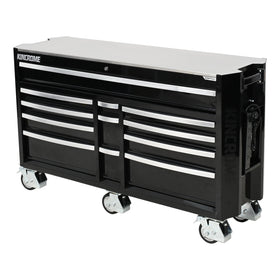 KINCROME - CONTOUR TOOL TROLLEY - 12 DRAWER - 60" BLACK