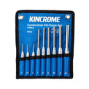 This is an image of Kincrome Combination Pin Punch Set 9 Piece K9460 in blue pouch by Kennedys Welding Supplies, Derwent Park TAS offering tool shop and welding specialists services