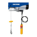 This is an image of a Kincrome electric hoist with remote control, offered by Kennedys Welding Supplies in Derwent Park TAS, welding specialists and tool shop.