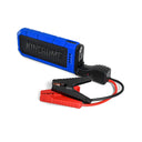 This is an image of a blue Kincrome battery jump starter with red and black clamps, available at Kennedys Welding Supplies in Derwent Park TAS, offering tool shop and welding specialist services