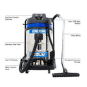 WET & DRY VACCUUM 80 LITRE