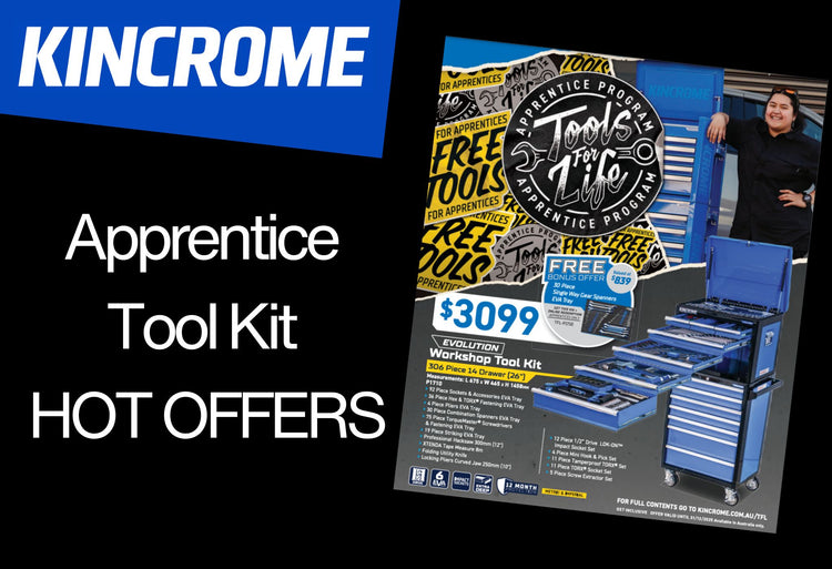 Kincrome Tools TFL Apprentice Tool Kit Hot Offers with Freebies and redemptions