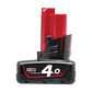 MILWAUKEE M12 4.0AH BATTERY - M12B4