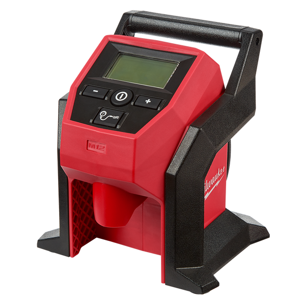 This is an image of a Milwaukee M12 cordless tool display unit featured by Kennedys Welding Supplies in Derwent Park TAS, specialists in welding, tool shop, laser cutting, and power tool repairs.