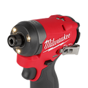 This is an image of a red Milwaukee Fuel compact power tool spotlighted, promoted by Kennedys Welding Supplies in Derwent Park TAS, offering tool sales and repairs.