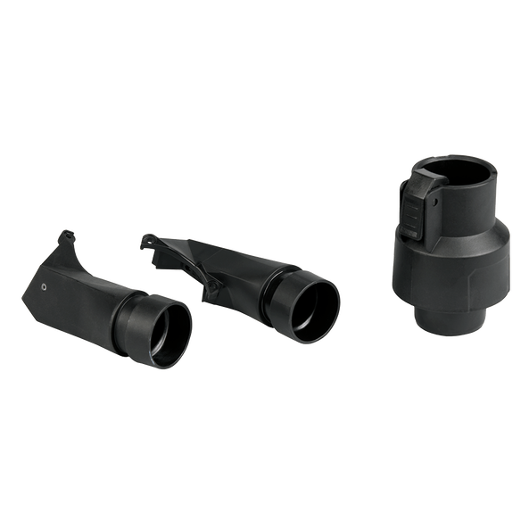 This is an image of three black welding torch accessories, featured by Kennedys Welding Supplies in Derwent Park TAS, offering tool shop and welding specialist services