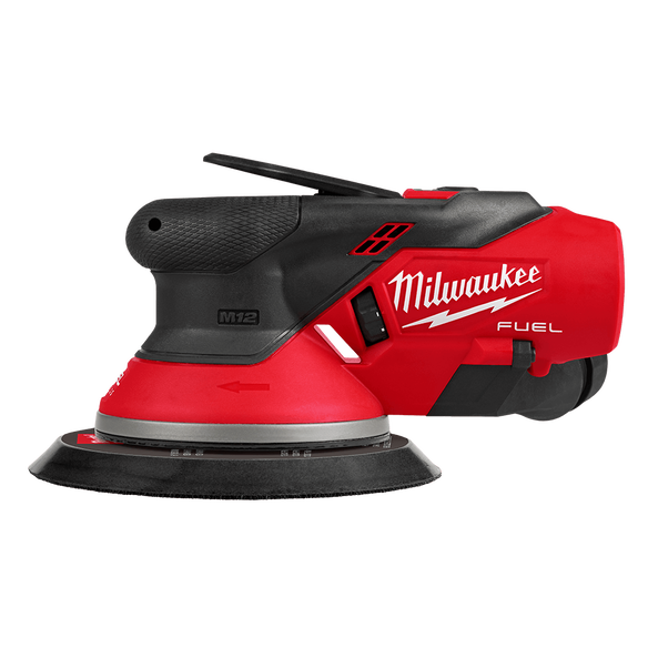This is an image of a Milwaukee M12 Fuel power sander tool available at Kennedys Welding Supplies in Derwent Park, Tasmania offering tool shop and welding specialist services