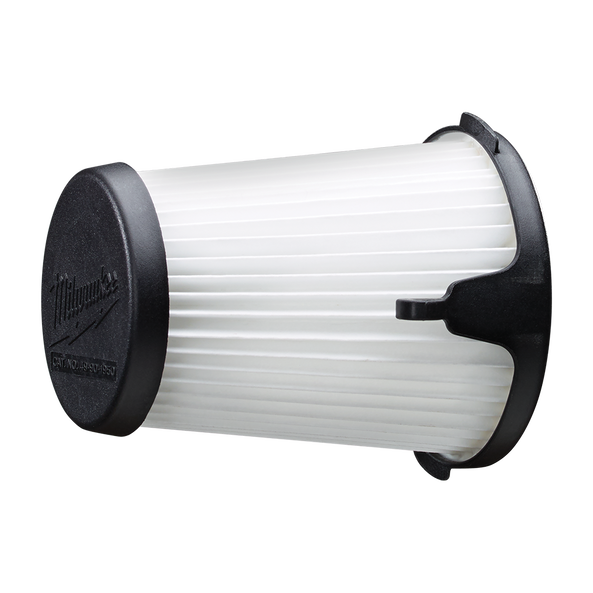 This is an image of a Milwaukee branded cylindrical filter tool part, offered by Kennedys Welding Supplies in Derwent Park, Tasmania, specializing in tool shop services and welding supply.