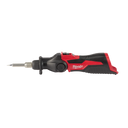 This is an image of a Milwaukee M12SI cordless soldering iron tool available at Kennedys Welding Supplies in Derwent Park, TAS offering welding specialists and tool shop services.