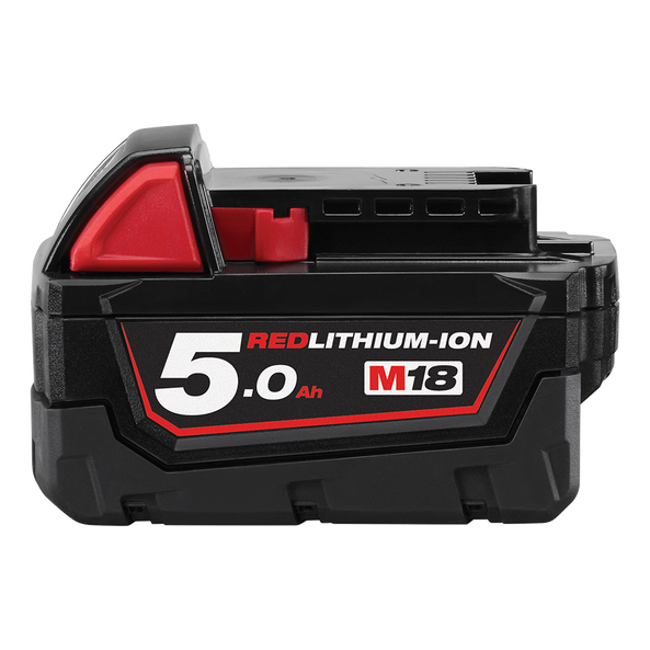 MILWAUKEE M18 REDLITHIUM BATTERY 5.0AH - M18B5