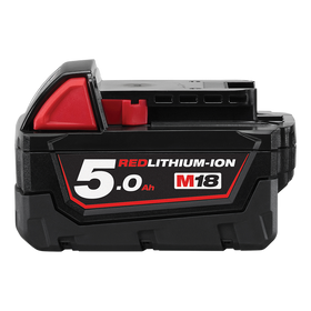 MILWAUKEE M18 REDLITHIUM BATTERY 5.0AH - M18B5