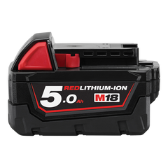 MILWAUKEE M18 REDLITHIUM BATTERY 5.0AH - M18B5