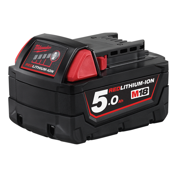 MILWAUKEE M18 REDLITHIUM BATTERY 5.0AH - M18B5