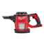 This is an image of a red Milwaukee cordless vacuum, offered by Kennedys Welding Supplies, Derwent Park TAS tool shop and welding specialists
