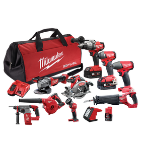 MILWAUKEE M18 FUEL 10PCE COMBO KIT - M18FPP10B-633B