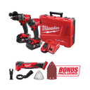 (d.)MILWAUKEE M18 FUEL 2 PCE POWER PACK 2AA3B C/W BONUS M18FMT-0 - M18FPP2AA3B502C