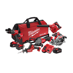 MILWAUKEE 6PCE KIT FPD3,FID3,CCS55,FAG125,FHZ,BBL - M18FPP6A3503B