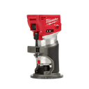 This is an image of Milwaukee M18 FUEL cordless router tool available at Kennedys Welding Supplies in Derwent Park, TAS offering tool shop and power tool repairs.