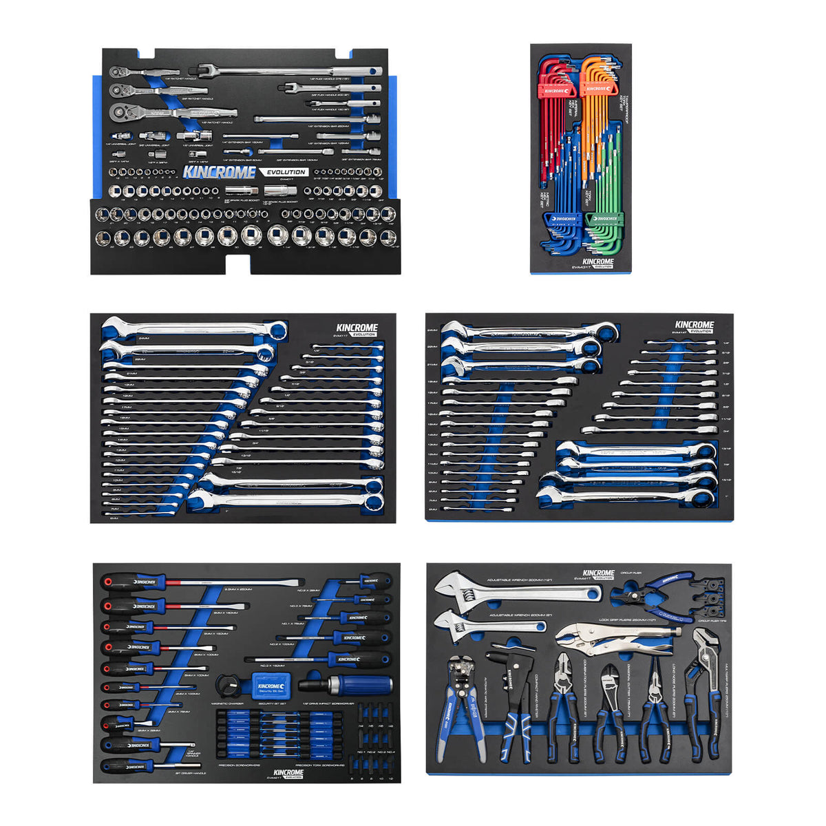 KINCROME 312PCE EVOLUTION W/SHOP KIT