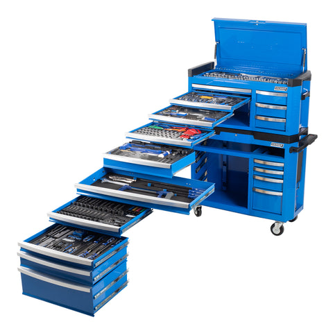 CONTOUR® TOOL WORKSHOP 551 PIECE 17 DRAWER WIDE 1/4, 3/8 & 1/2