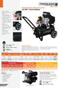 This is an image of the Peerless Black 2500 Direct Drive air compressor for welding by Kennedys Welding Supplies in Derwent Park TAS