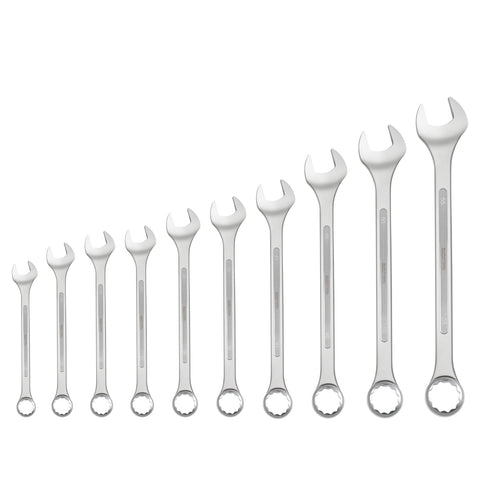 Jumbo Combination Spanner Set 10 Piece - Metric