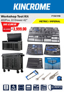 KINCROME 402PCE CONTOUR WORKSHOP KIT BLACK