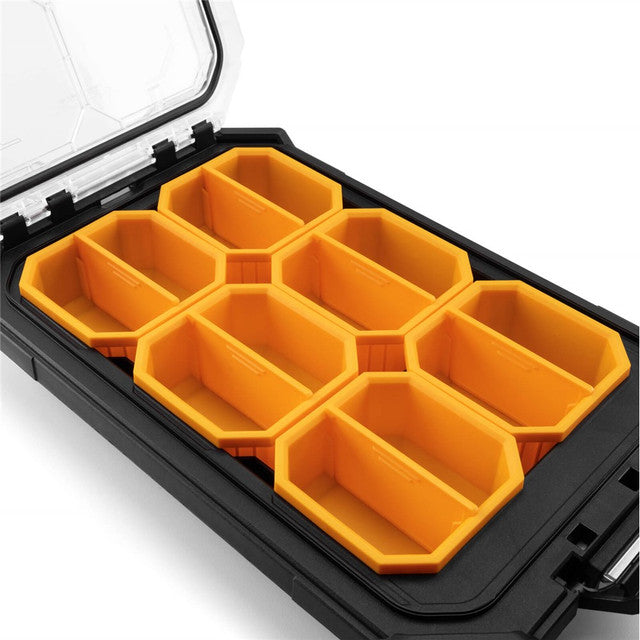 TOUGHBUILT STACKTECH LOW PROFILE ORGANIZER COMPACT TB-B1-O-10C (Similar to Milwaukee PACKOUT 48228436)